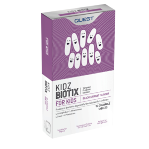 Quest KidzBiotix Προβιοτικά για Παιδιά 30 μασώμενες ταμπλέτες Blackcurrant